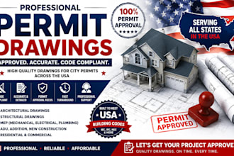 create building permit drawings and floor plans