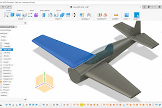 aerospace hardware cad design product prototype rendering solidworks fusion 360