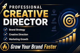 be your professional creative director and brand strategist