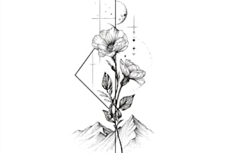 design custom tattoo, sleeve tattoo, fine line tattoo