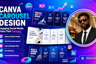 design engaging canva carousels for your agency social media
