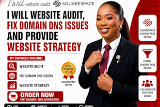 website audit, fix domain dns issues and provide website strategy