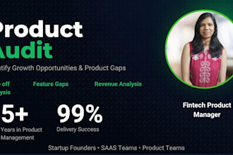 audit your fintech product UX and give detailed report