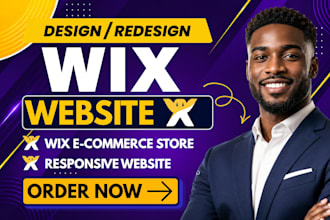 redesign wix ecommerce website  build wix online store revamp wix online store