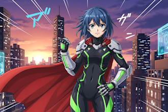 do an anime or comic character