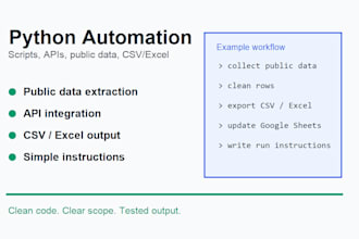 build a python automation script or legal web scraper