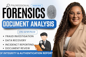 do forensic documents analysis handwriting verification signature authentication