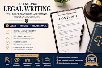draft contracts, agreements, and legal documents