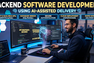 do backend software development and UI development