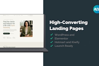 build a high converting landing page for your online course or digital pr