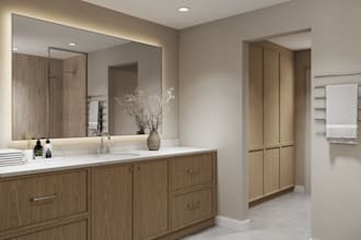 create photorealistic bathroom 3d rendering using sketchup