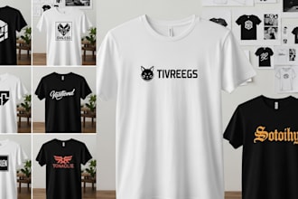 do clothing graphic design and t shirt logo design