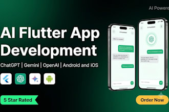 develop ai powered mobile app in flutter