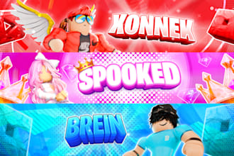 create a roblox banner for you