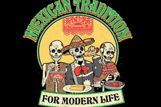 do retro, del real foods, skeleton t shirt logo and illustration