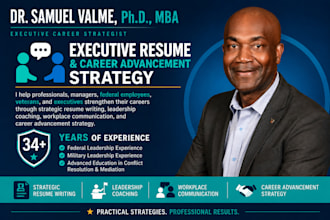 write an executive resume and career advancement strategy