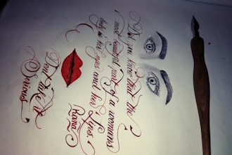 provide professional handwriting and calligraphy services