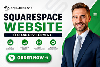 build, optimize squarespace website, seo, develop squarespace,design squarespace