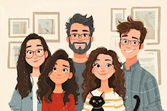 create a disney family portrait