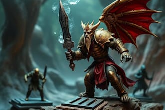 paint your warhammer 40k, sigmar and dnd miniatures