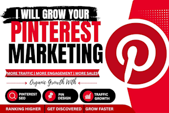 be your pinterest marketing manager pin seo social media VA