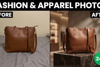 create premium ai fashion and apparel product photography in 24h