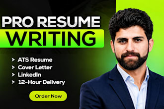 provide professional resume writing, ats resume, CV services