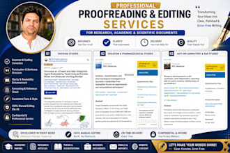 proofread and edit scientific articles professionally