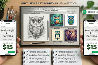 create custom visual branding and artistic graphics