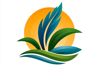 design a best landscape and lawn care service logo design
