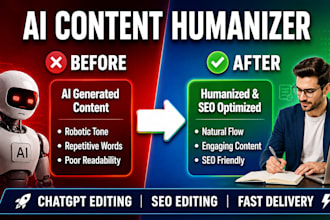 humanize chatgpt blog posts and optimize them for SEO