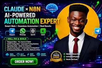 fix telegram bots kalshi openclaw trading bots  claude code expert  ai powered
