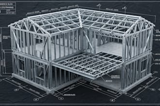 do commercial lgs cfs framing shop drawings for fabrication