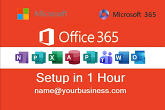setup microsoft 365 for your domain in 1 hour