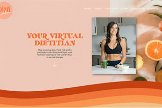 build squarespace nutritionist website clinic website squarespace salon website