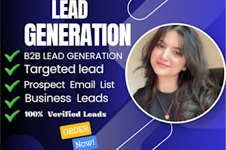 do targeted b2b lead generation and  lead prospecting