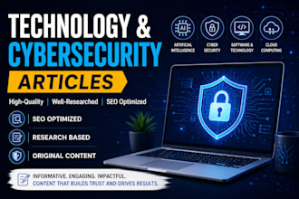 write technology and cybersecurity blog articles