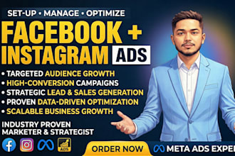 setup facebook ads campaign meta ads advertising and marketing ads management