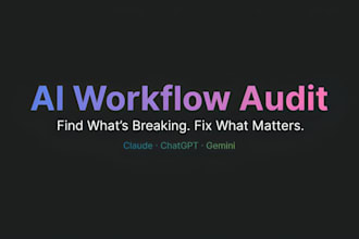 audit your ai workflow and deliver an optimization roadmap
