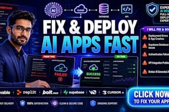 fix deploy lovable replit bolt lovable supabase rocket new v0 cursor ai base44
