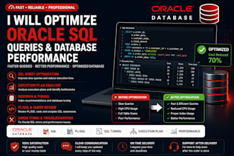 fix oracle sql issues and optimize database performance