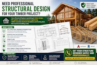 do clt and timber structural design with structural calculations