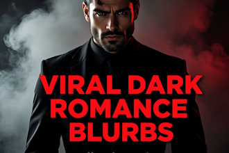 write dark romance blurbs