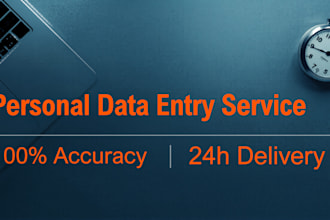 do accurate data entry, typing and PDF to word conversion