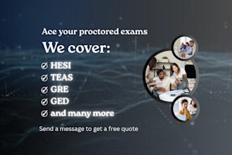 help with hesi, teas, gre, ged and more