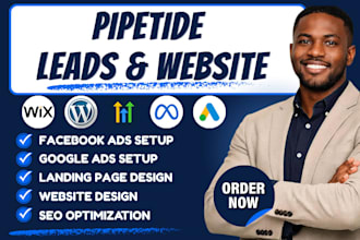 generate weightloss pipetide leads build weightloss semaglutide pipetide website