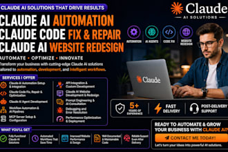 claude ai automation fix repair claude code claude ai website redesign claude