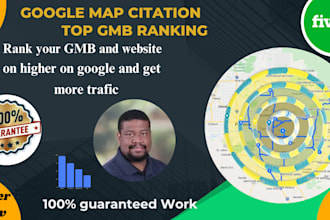 do 99,500 google map citations for gmb ranking and local SEO