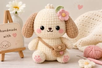 create handmade soft custom plush toy stuffed animals crochet kawaii plushie