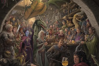draw your dnd party illustration